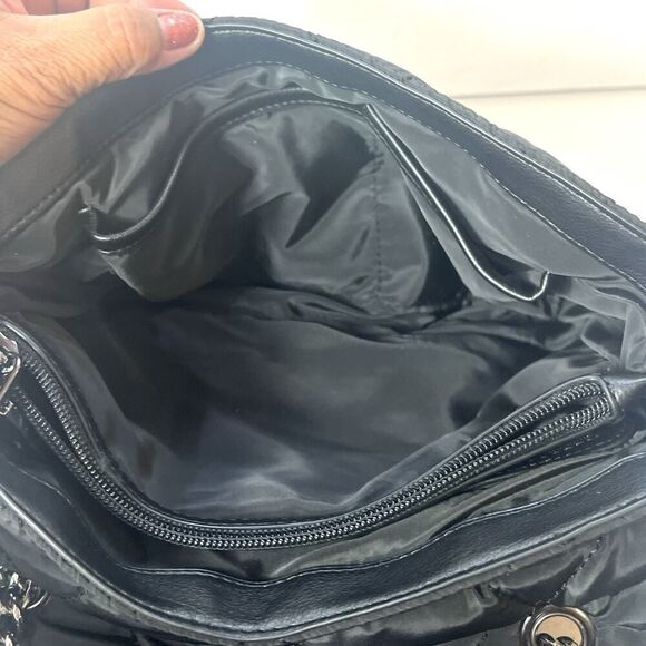 INC International Concepts Shoulder Chain Handbag Quilted Fabric Small Size - Picture 10 of 10